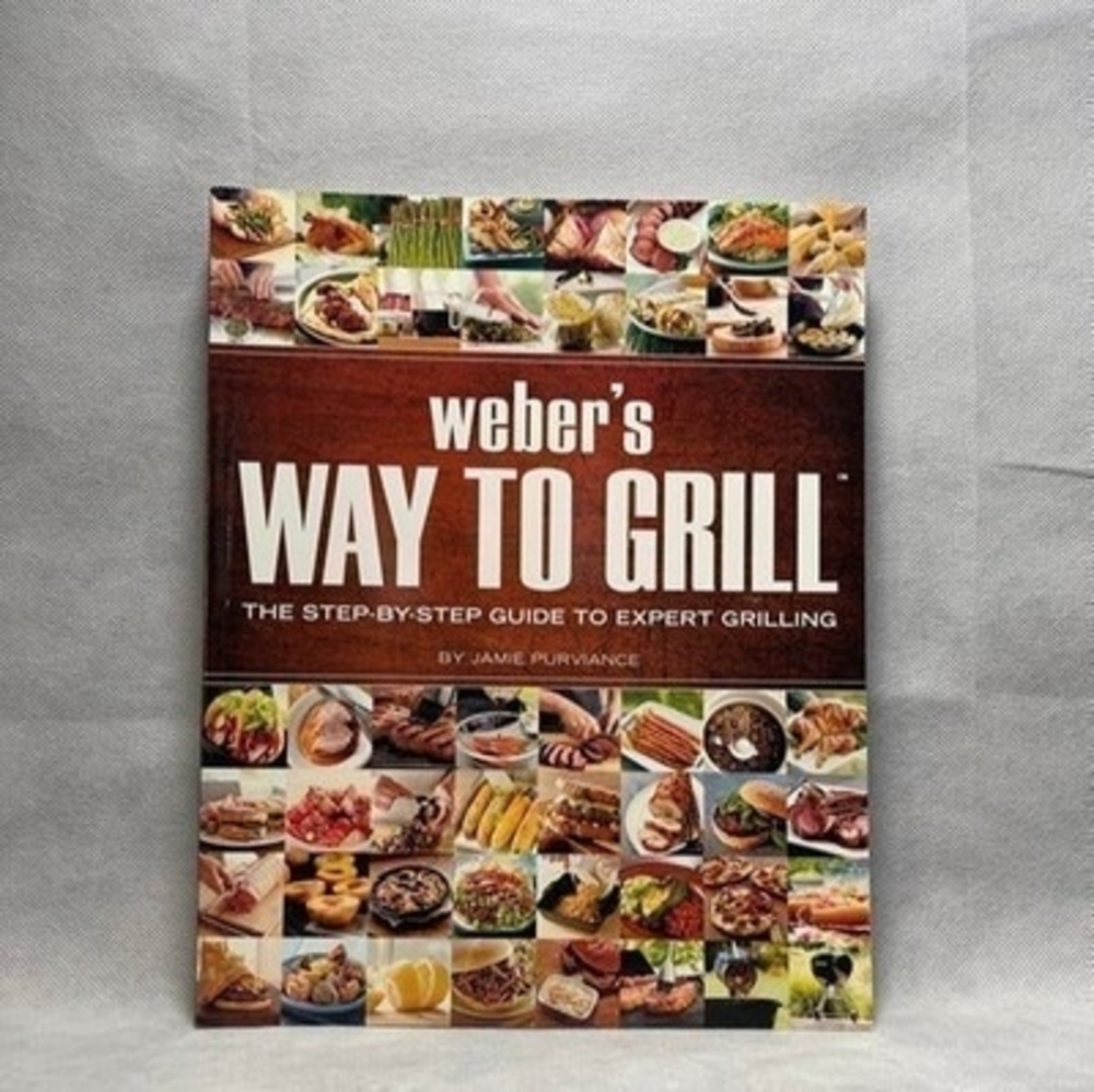 Jamie Purviance Weber's Way to Grill 160+ Recipes 1100 Photos Cookbook 320Pgs VG